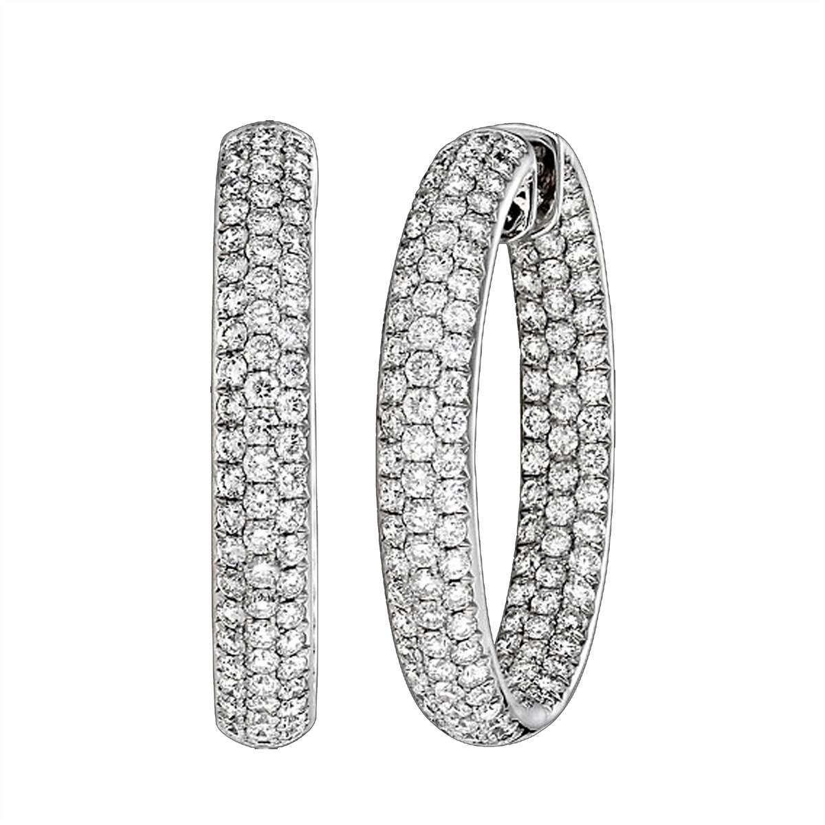 Earrings Earrings in White Gold containing Diamond 367007