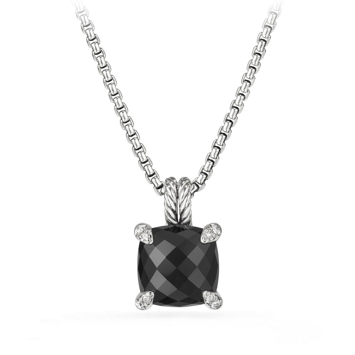 David Yurman Necklaces in Silver containing Black onyx, Multi-gemstone, Diamond N13683DSSABODI18