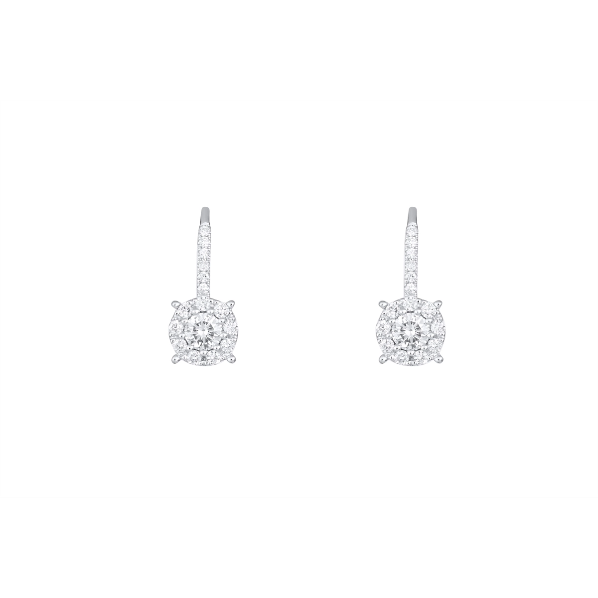Earrings Earrings in White Gold containing Diamond 368025