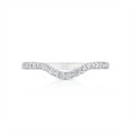 Tacori Wedding Rings in White Gold containing Diamond HT 2561 B 1/2 W R