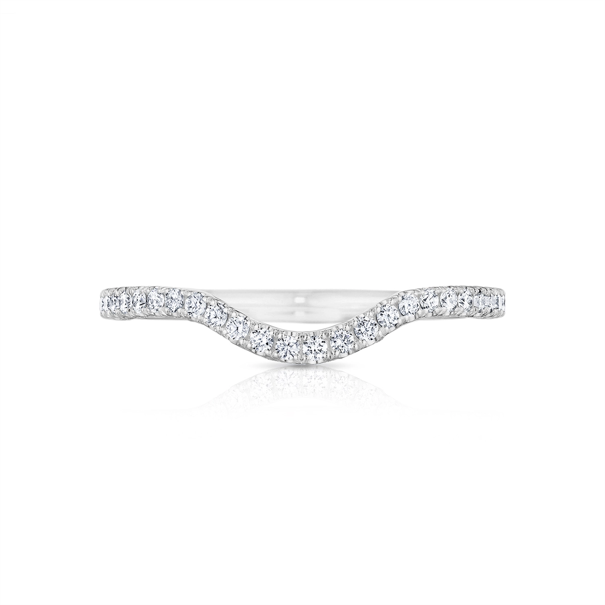 Tacori Wedding Rings in White Gold containing Diamond HT 2561 B 1/2 W R