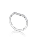 Tacori Wedding Rings in White Gold containing Diamond HT 2561 B 1/2 W R