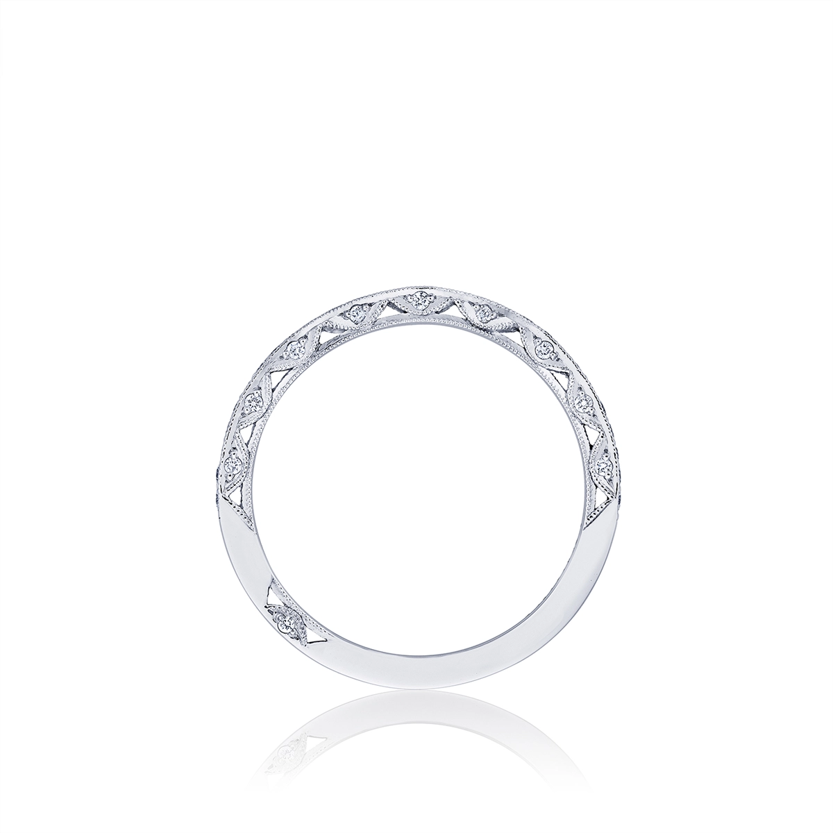 Tacori Wedding Rings in Platinum/Palladium containing Diamond 368548