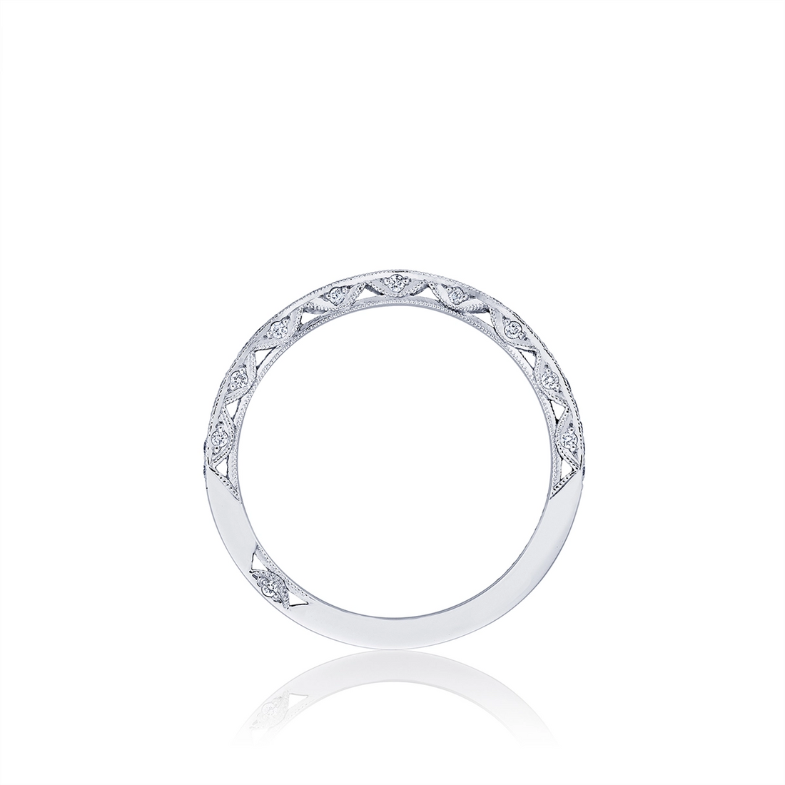 Tacori Wedding Rings in Platinum/Palladium containing Diamond 368548