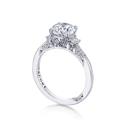 csv_image Tacori Engagement Ring in White Gold containing Diamond 2659 RD 7 W