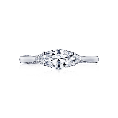 Tacori Engagement Rings in White Gold containing Diamond 2654 MQ 10X5 W
