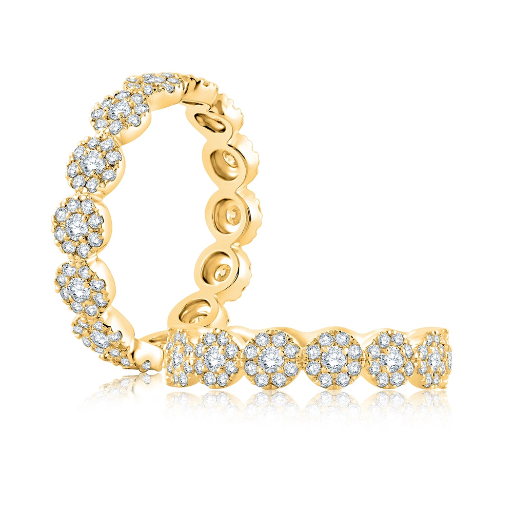 Undefined Wedding Rings in Yellow Gold containing Diamond WR1066/91-14Y