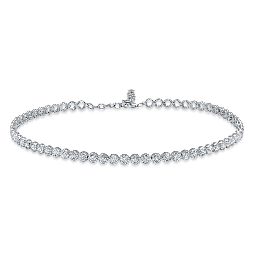 Necklaces Necklaces in White Gold containing Diamond 369559