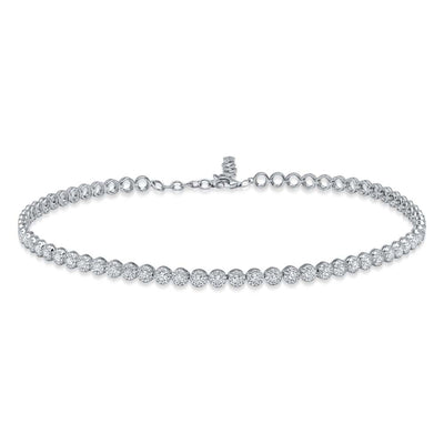 Necklaces Necklaces in White Gold containing Diamond 369559