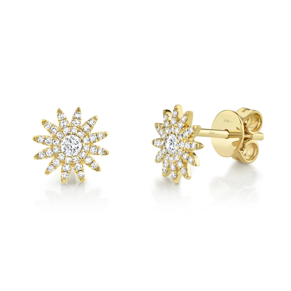 Earrings Earrings in Yellow Gold containing Diamond 369592