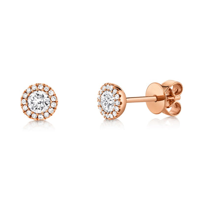 Earrings Earrings in Rose Gold containing Diamond 369632