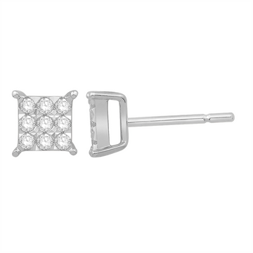 Earrings Earrings in White Gold containing Diamond 370067