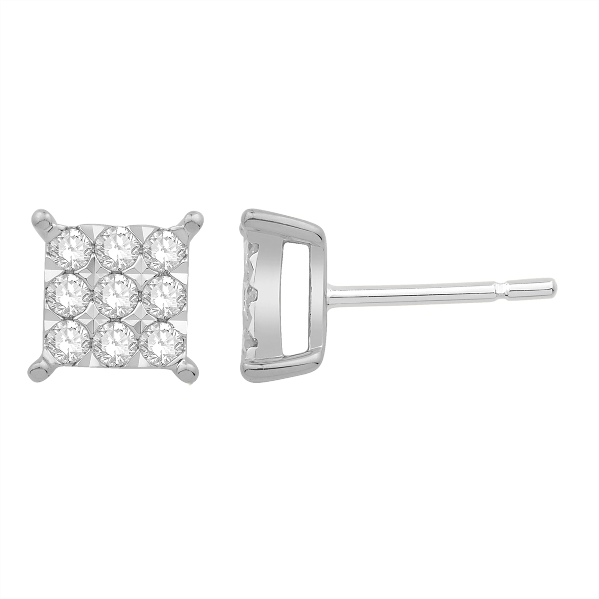 Earrings Earrings in White Gold containing Diamond 370069