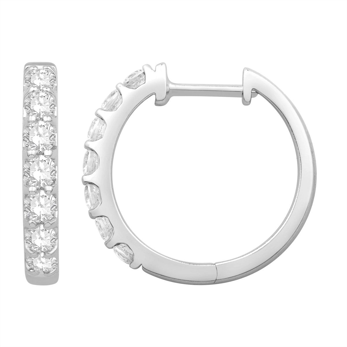 Earrings Earrings in White Gold containing Diamond 370082