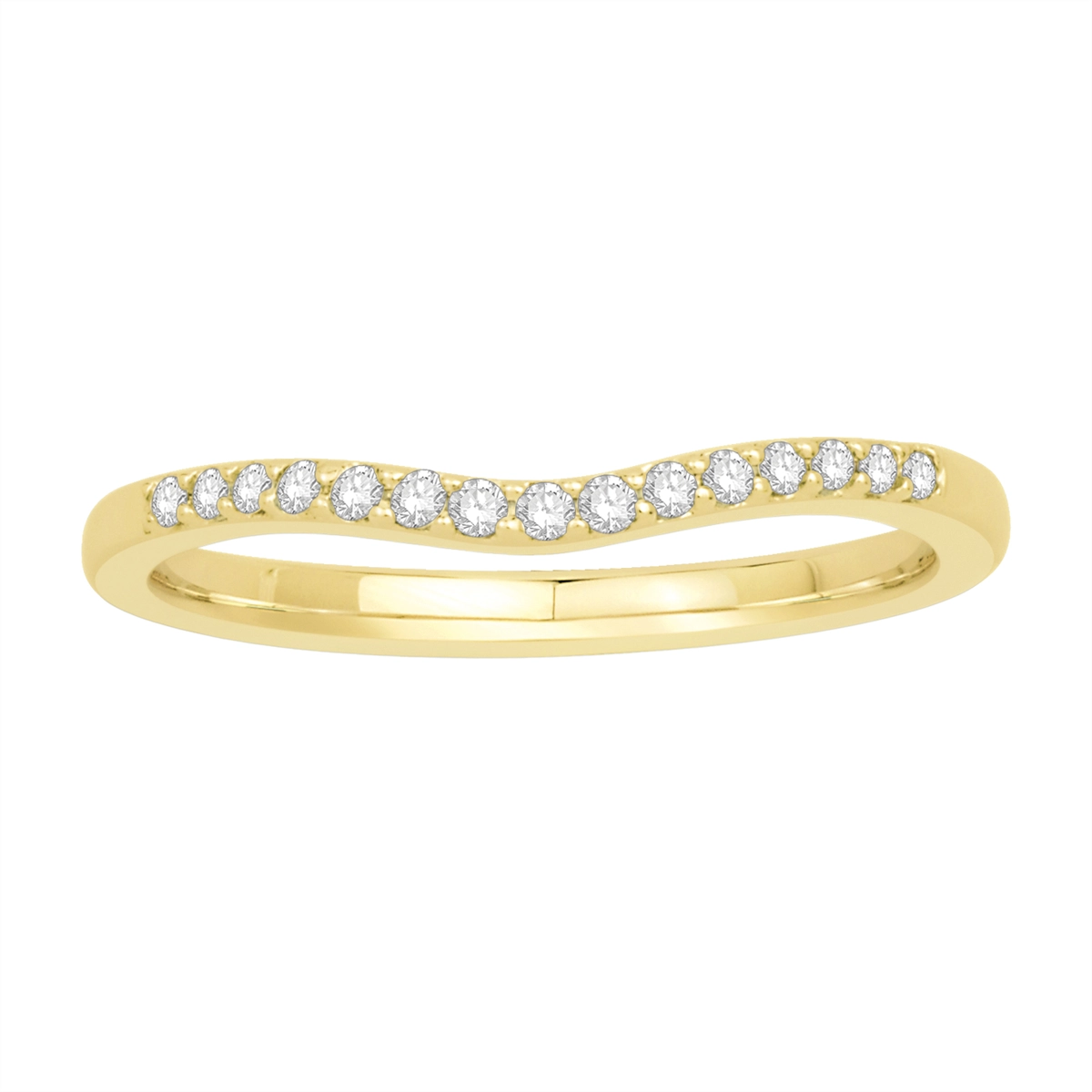 Wedding Bands Wedding Rings in Yellow Gold containing Diamond 370086