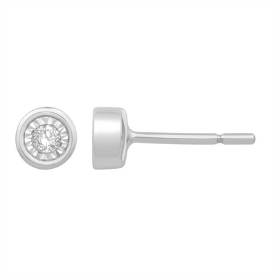 Earrings Earrings in White Gold containing Diamond 370106