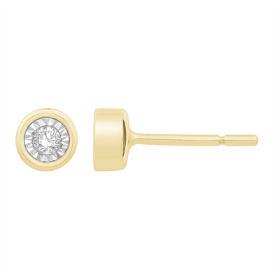 Earrings Earrings in Yellow Gold containing Diamond 370107