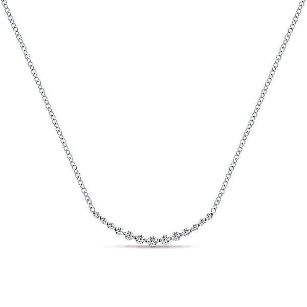 Gabriel & Co Necklaces in White Gold containing Diamond NK4942W45JJ