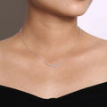 Gabriel & Co Necklaces in White Gold containing Diamond NK4942W45JJ