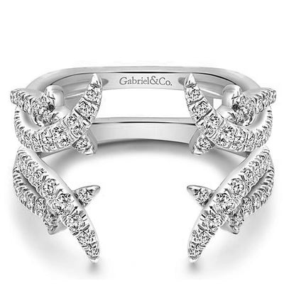 csv_image Gabriel & Co Wedding Ring in White Gold containing Diamond AN12542S-W44JJ