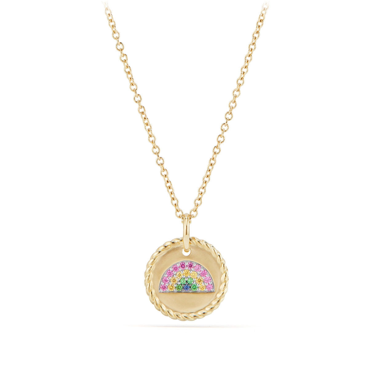 David Yurman Necklaces in Yellow Gold containing Other, Multi-gemstone, Sapphire N1386388APSYSTS18