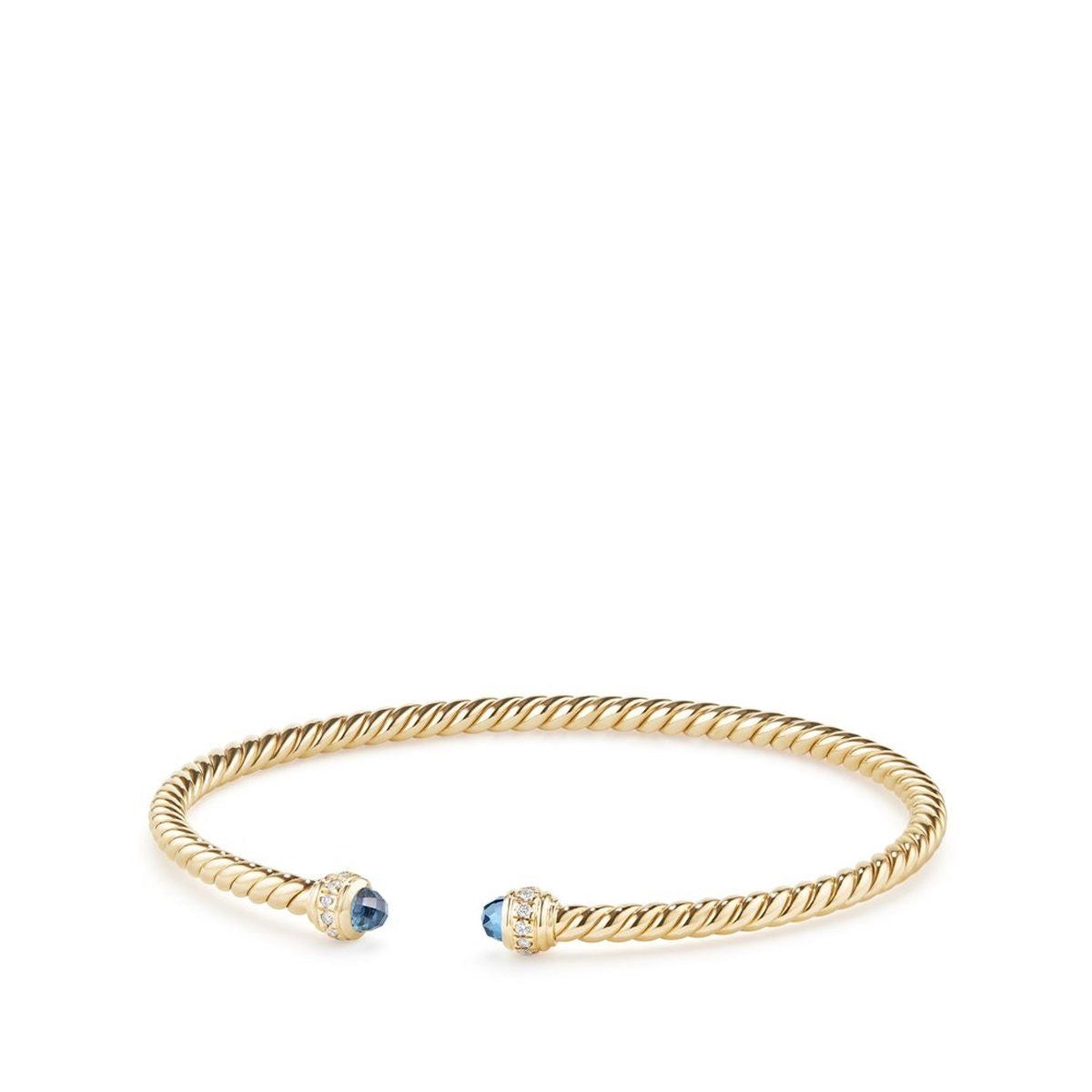 David Yurman Bracelets in Yellow Gold containing Blue topaz , Multi-gemstone, Diamond B13767D88AIBDIM