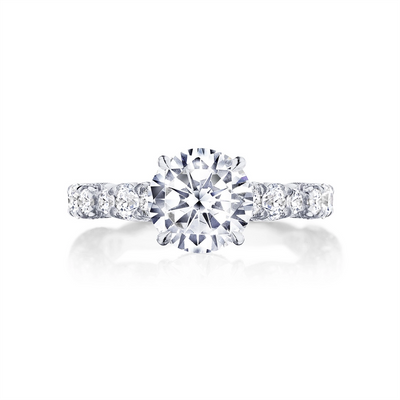 Tacori Engagement Rings in Platinum/Palladium containing Diamond HT 2654 RD 8.5
