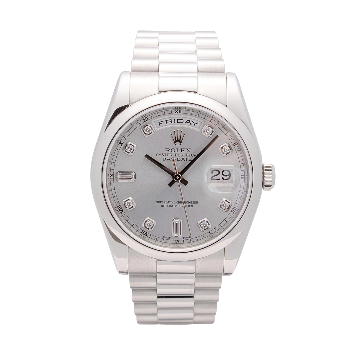 Preowned Rolex watch in Platinum/Palladium 11820666RB83856