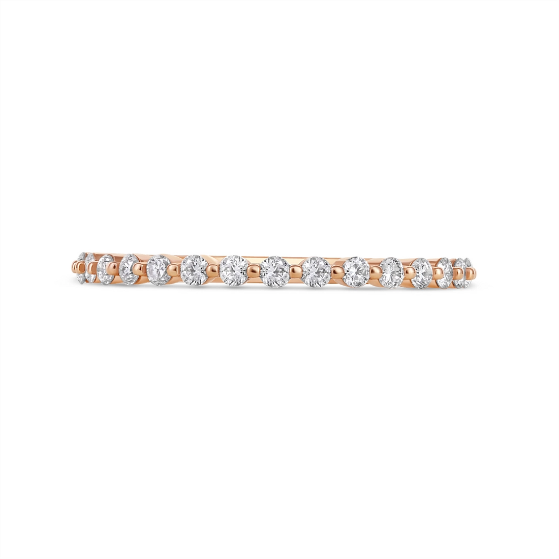 Wedding Bands Wedding Rings in Rose Gold containing Diamond 372178