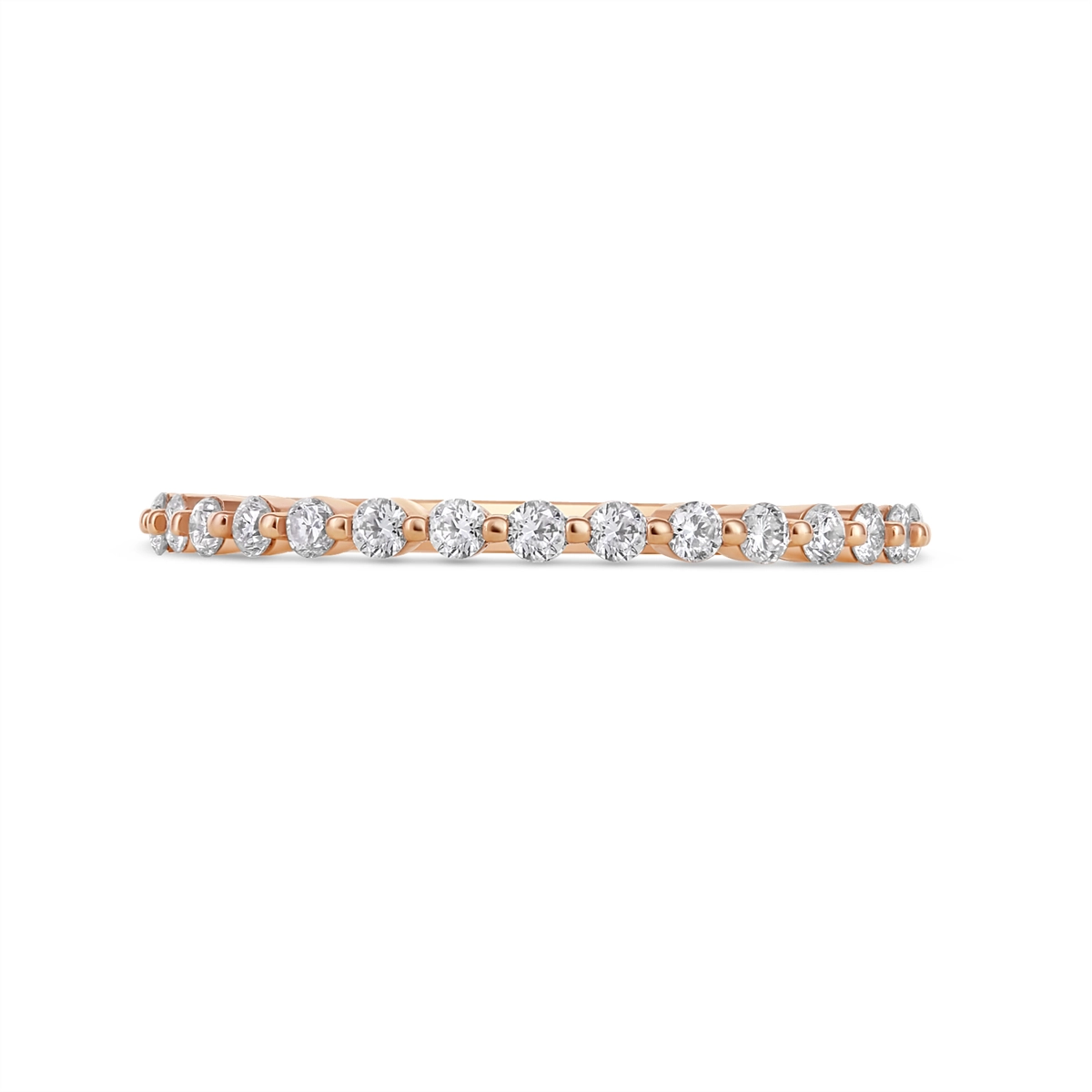 Wedding Bands Wedding Rings in Rose Gold containing Diamond 372178