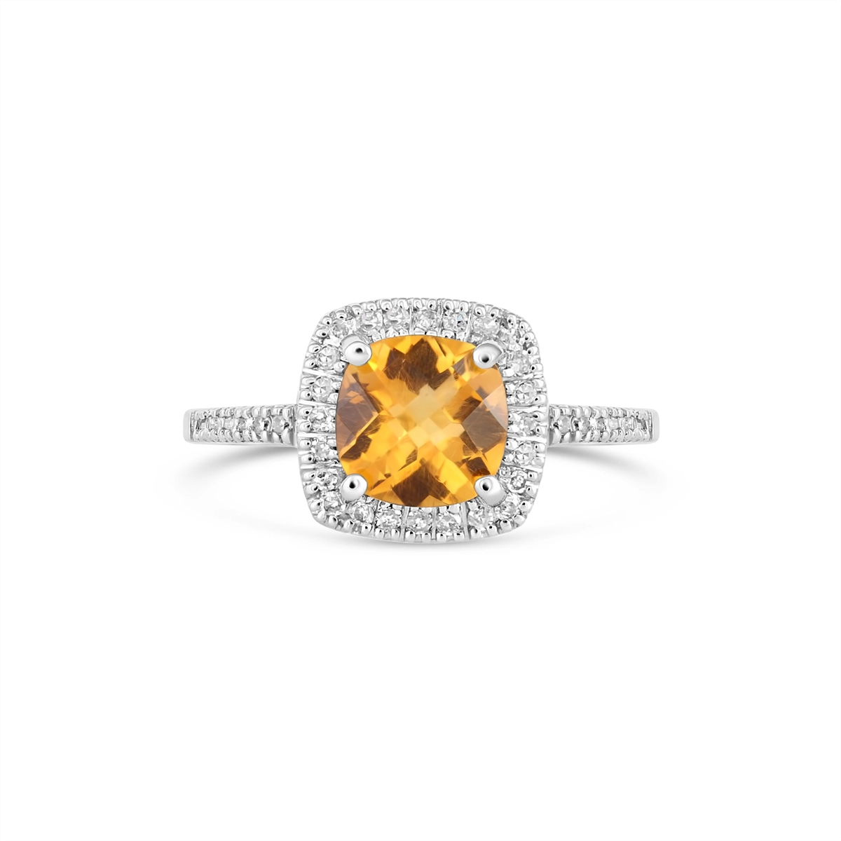 Rings Rings in White Gold containing Citrine, Multi-gemstone, Diamond LC1-01287