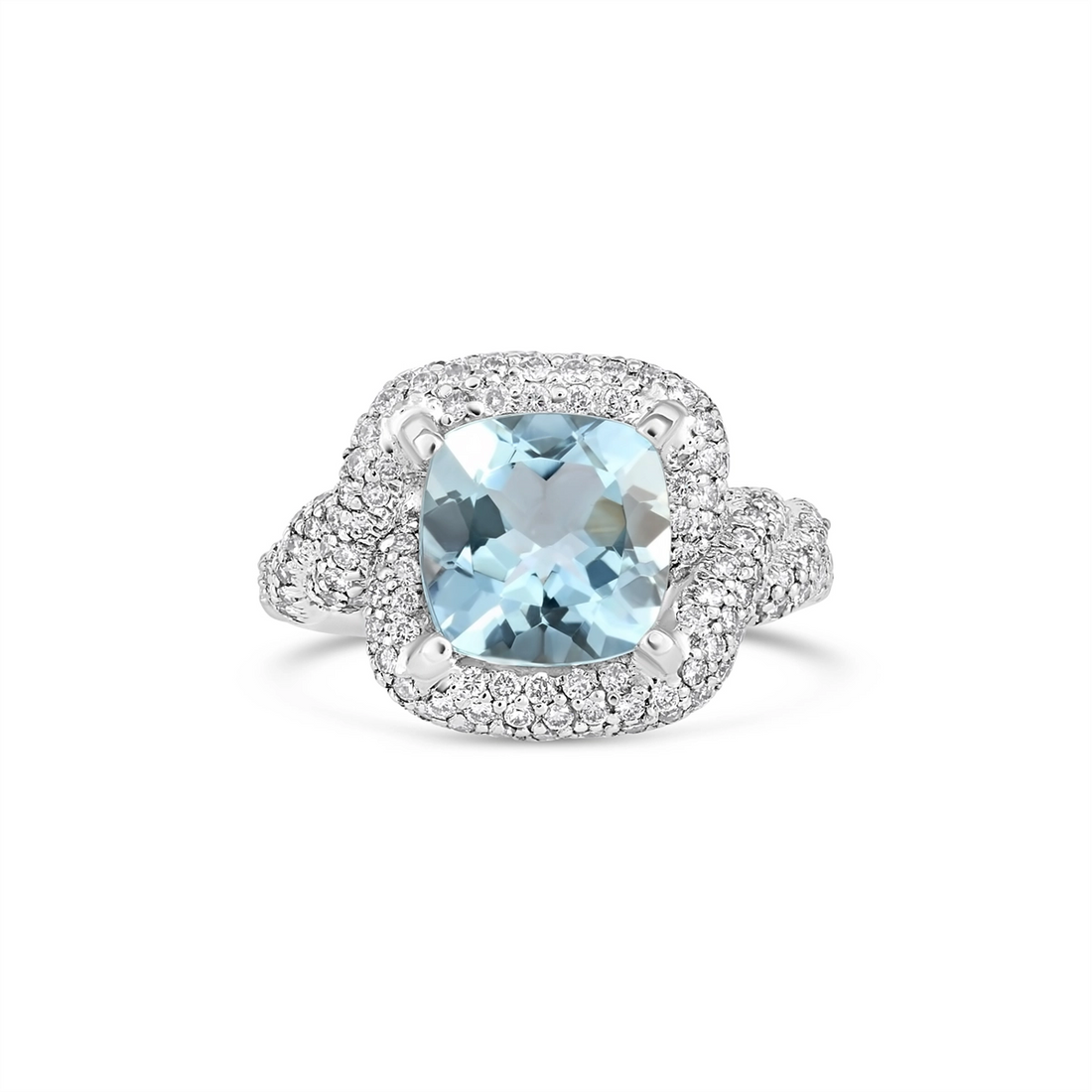 Rings Rings in White Gold containing Aquamarine, Multi-gemstone, Diamond 372908