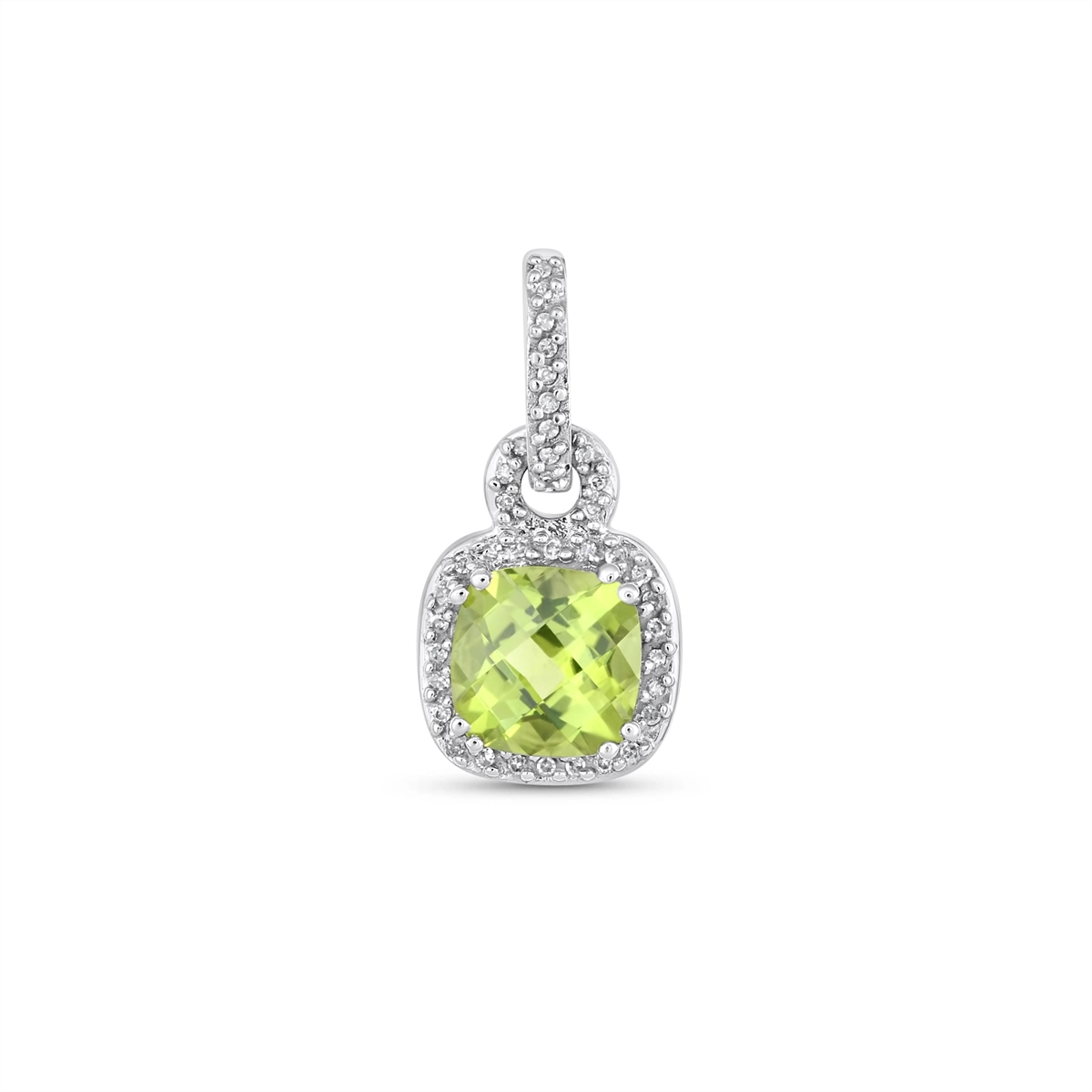 Pendants Pendants in White Gold containing Peridot, Multi-gemstone, Diamond PSI-0-235