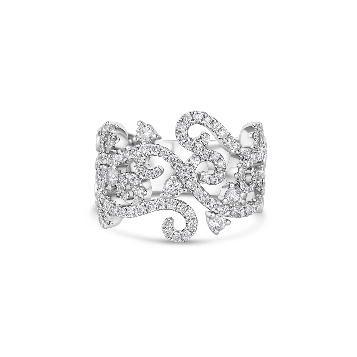 Wedding Bands Rings in White Gold containing Diamond 373071