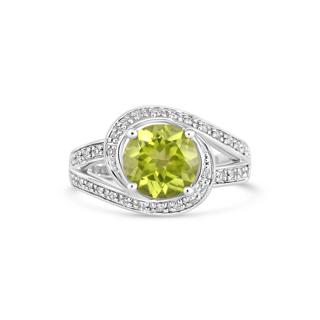 Rings Rings in White Gold containing Peridot, Multi-gemstone, Diamond 373102