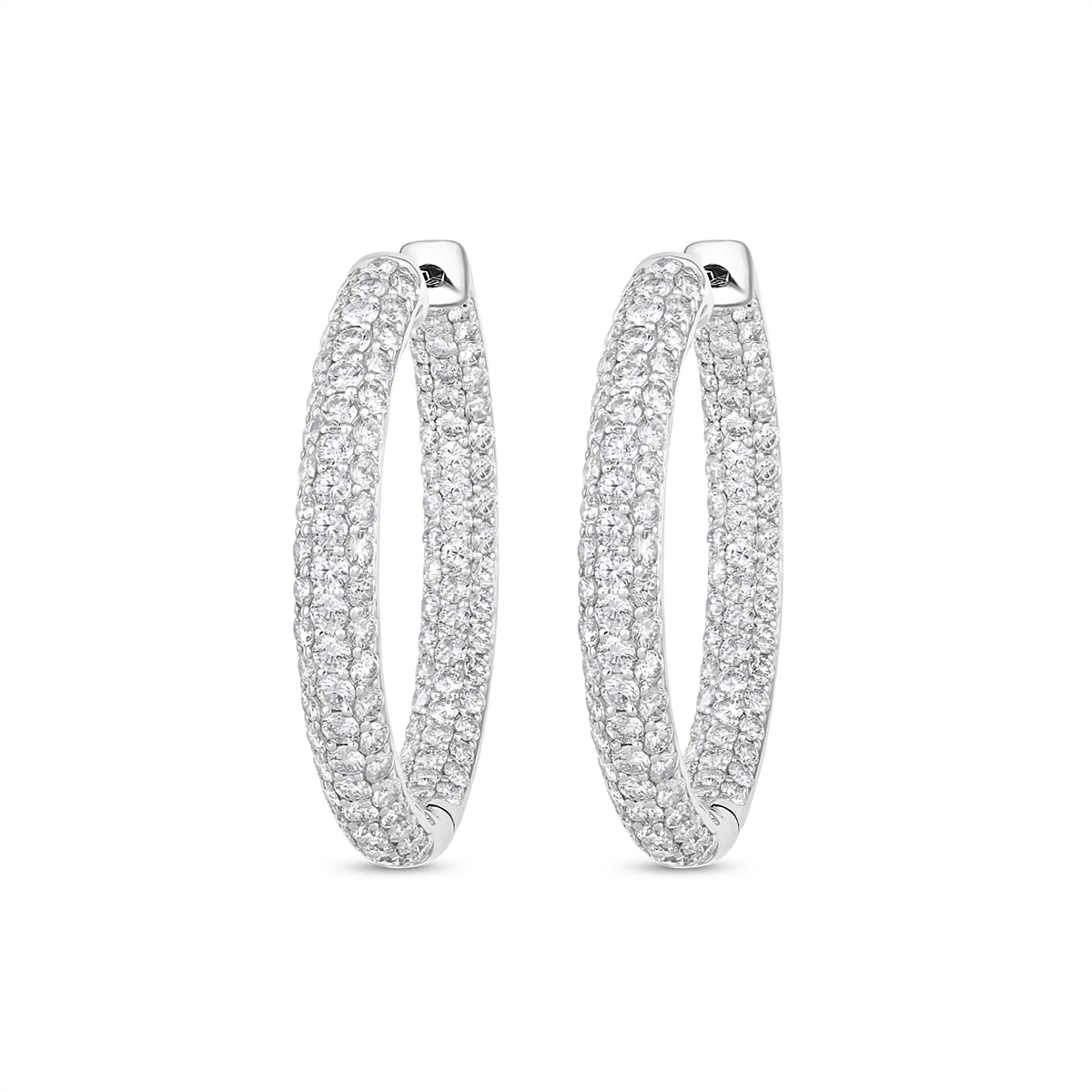 Earrings Earrings in White Gold containing Diamond 373722