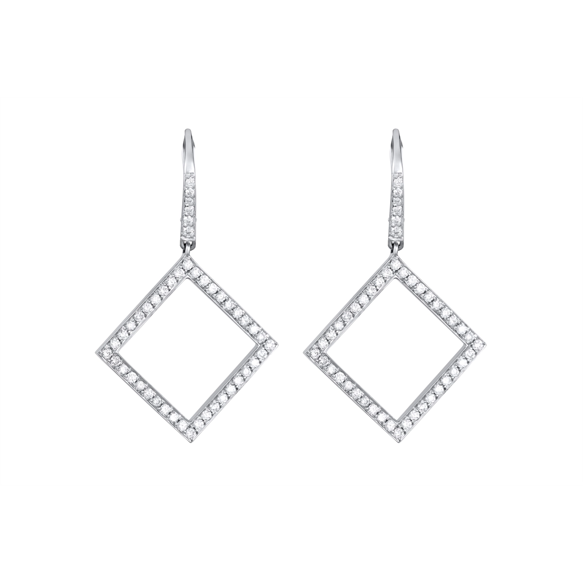 Earrings Earrings in White Gold containing Diamond 375034