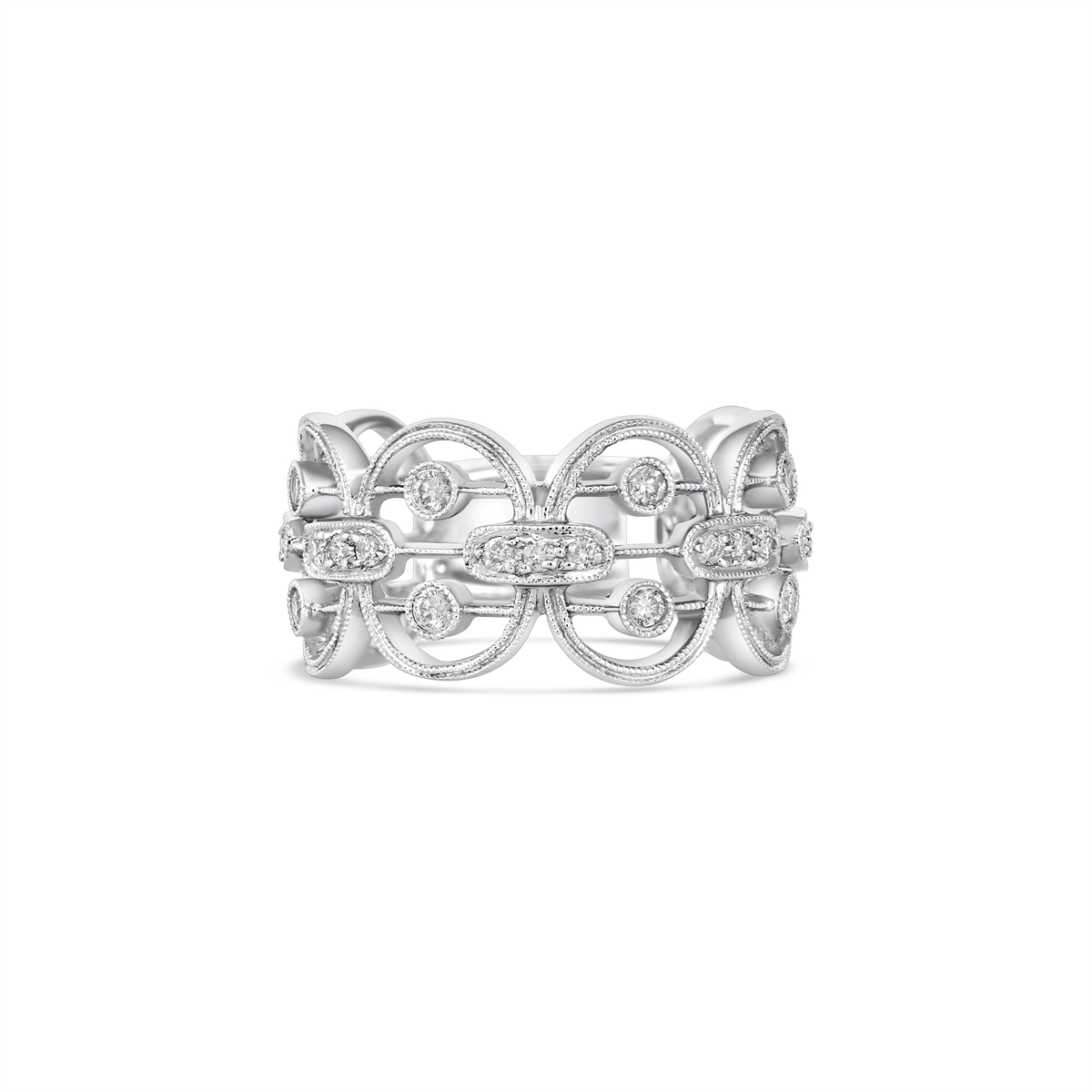Wedding Bands Engagement in White Gold 375367