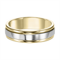Mens Bands Wedding Rings in Mixed Metals 375975