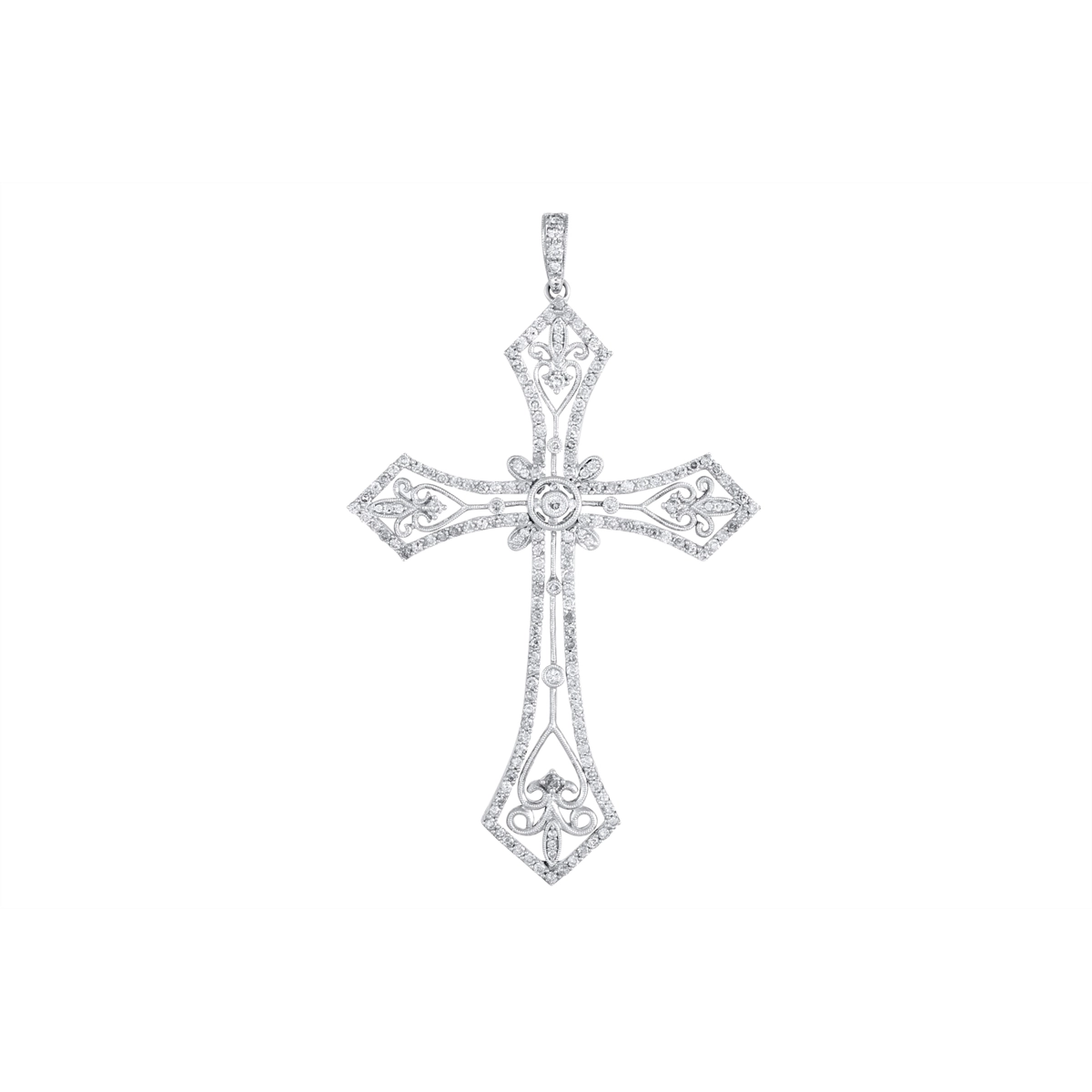 Pendants Pendants in White Gold containing Diamond 376413