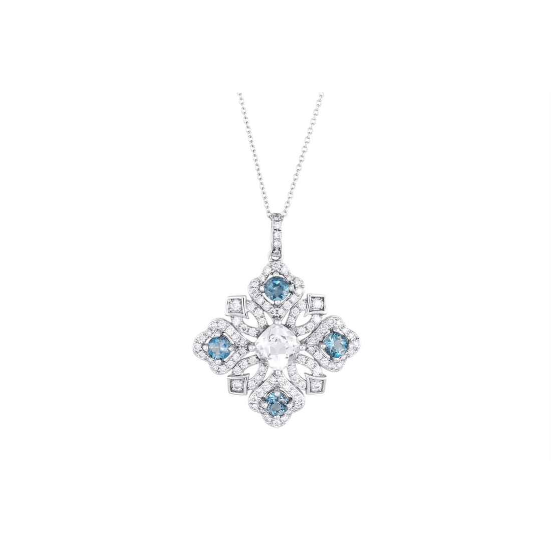 Pendants Jewelry in White Gold 376419