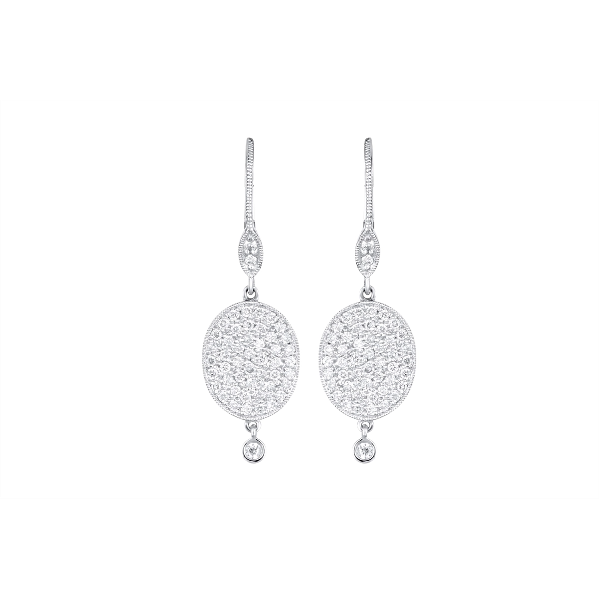 Earrings Jewelry in White Gold 376539