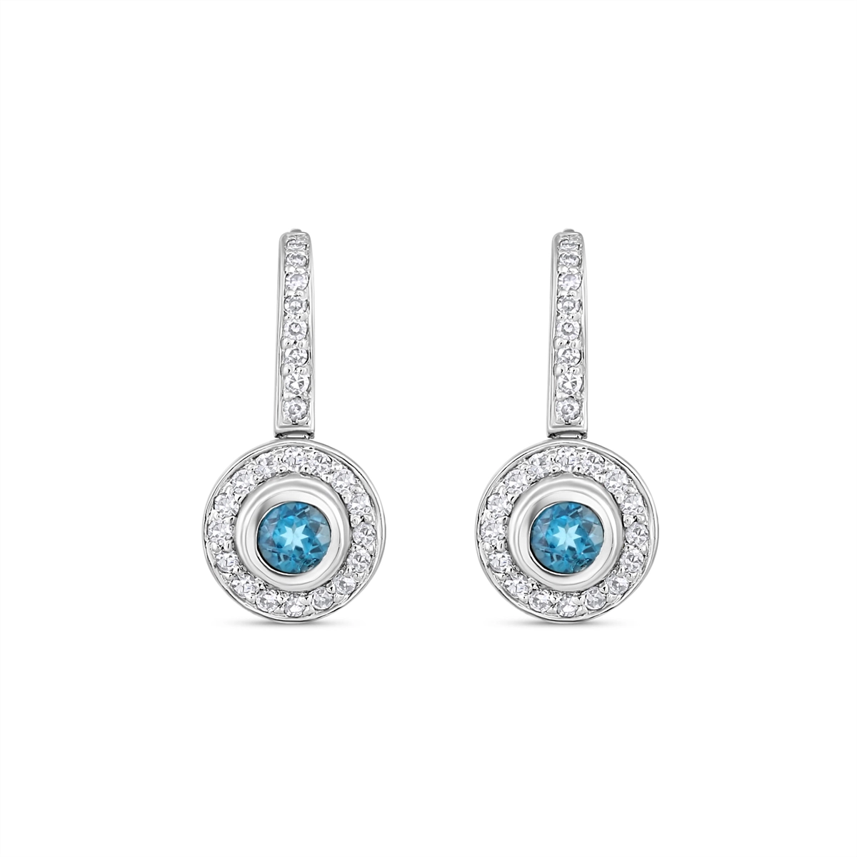 Earrings Earrings in White Gold containing Diamond 376549