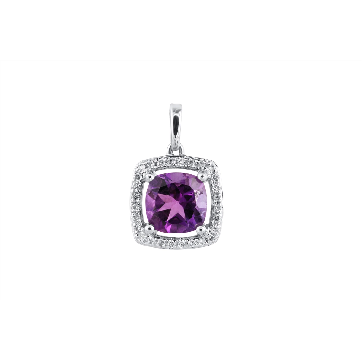Pendants Pendants in White Gold containing Amethyst, Multi-gemstone, Diamond 376564