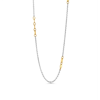 Waxing Poetic Necklaces in Mixed Metals M4-24
