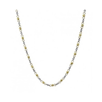 Waxing Poetic Necklaces in Mixed Metals M85-18-GXY