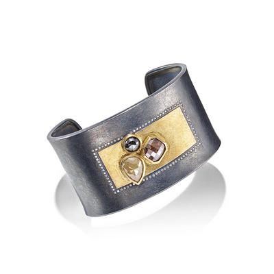 csv_image Todd Reed Bracelet in Mixed Metals containing Multi-gemstone, Diamond B466
