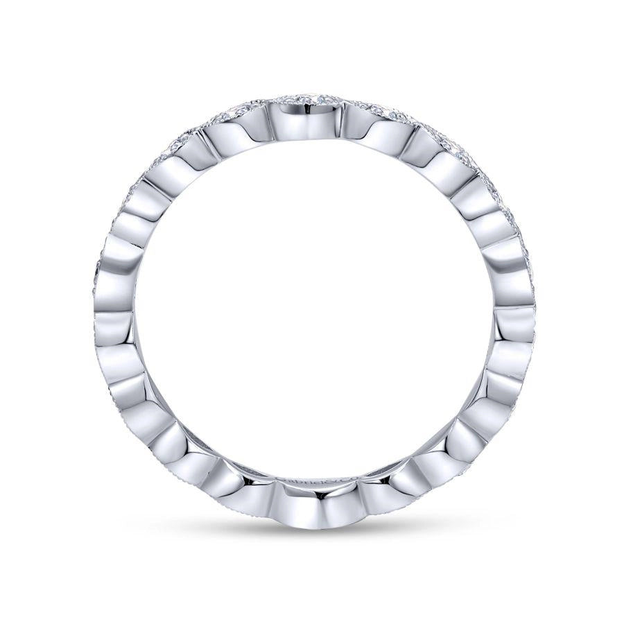 Gabriel & Co Rings in White Gold containing Diamond LR4794W45JJ