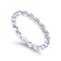 Gabriel & Co Rings in White Gold containing Diamond LR4794W45JJ