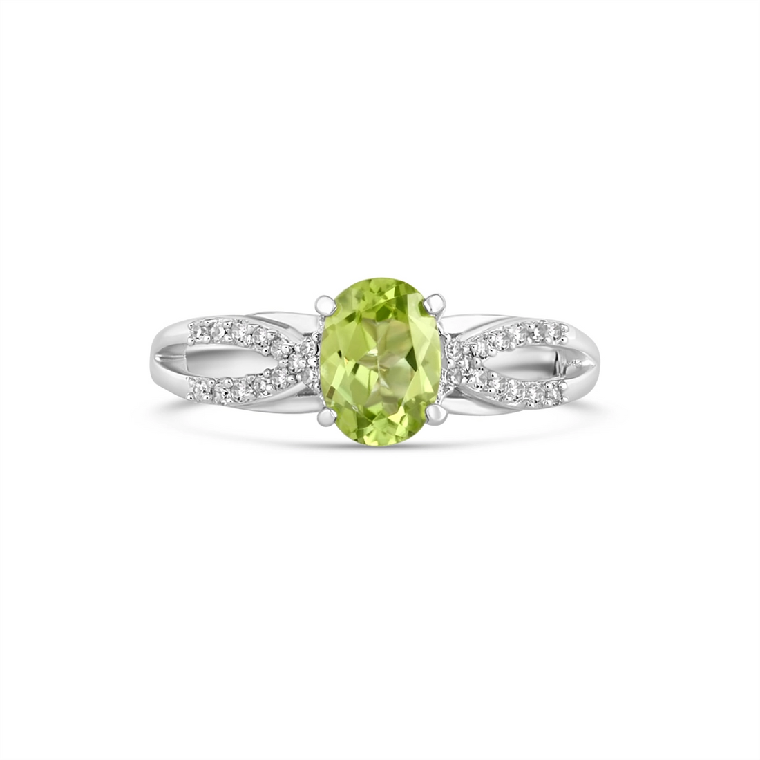 Rings Rings in White Gold containing Peridot, Multi-gemstone, Diamond LR1-01238